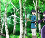 yusuke and iu attempt to fight a goblin